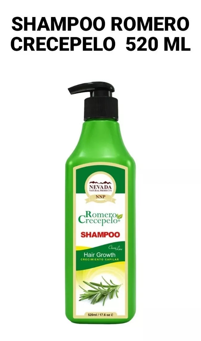 Shampoo Romero Crecepelo 520 Ml