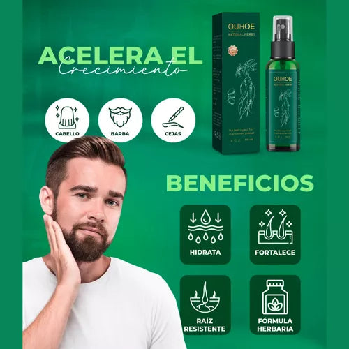 Ouhoe 100ml Crecimiento De Cabello Y Control De Caida.